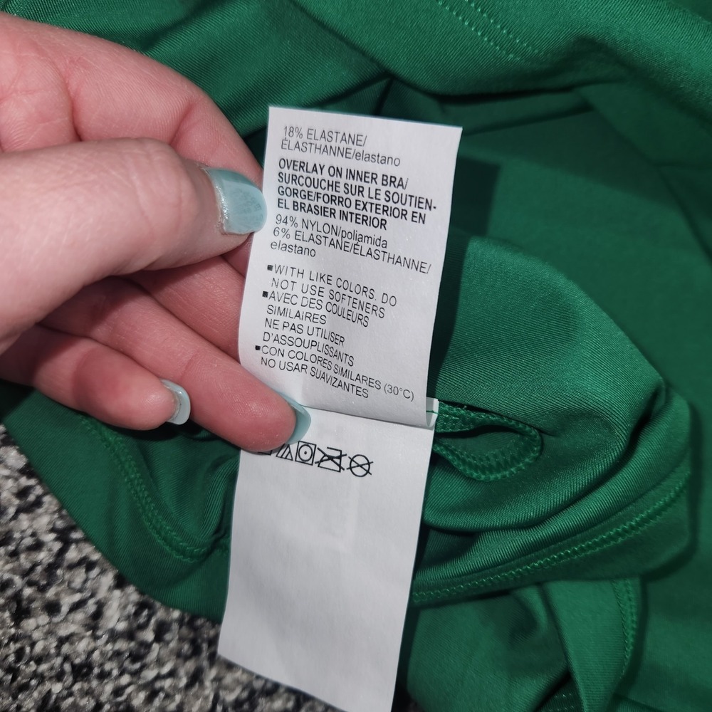 Under Armour Motion Athletic Dress Built-In Bra &Shorts Pocket Size S Green Nwt - Picture 15 of 16